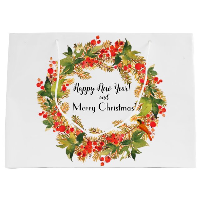 Weihnachten Große Geschenktüte (Vorderseite)