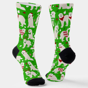 Weihnachten Große Pyrenäen Hunde Socken