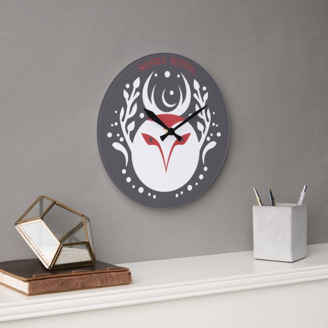 Weihnachten Große Wanduhr (Büro)