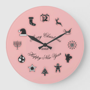 Weihnachten  große wanduhr