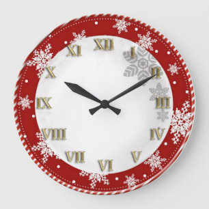 Weihnachten Große Wanduhr