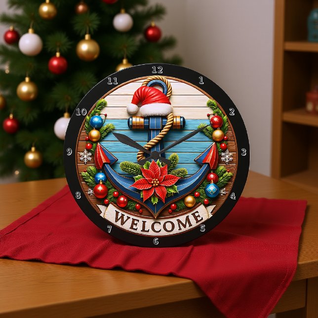 Weihnachten Große Wanduhr (Von Creator hochgeladen)