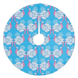 Weihnachten Großes Ding Fleece Weihnachtsbaumdecke