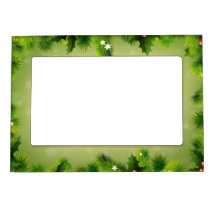 Weihnachten Grüne Bäume Boughs Geschenk Magnetic F