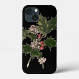 Weihnachten, Grüne Holly-Pflanze mit Berries Case-Mate iPhone Hülle