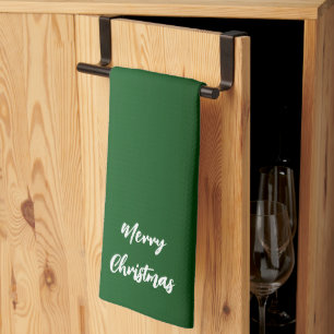 Weihnachten Grüne Küchen Handtücher