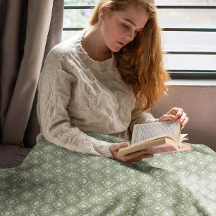 Weihnachten Grüner Urlaub Schneeflocke Elegantes M Fleecedecke