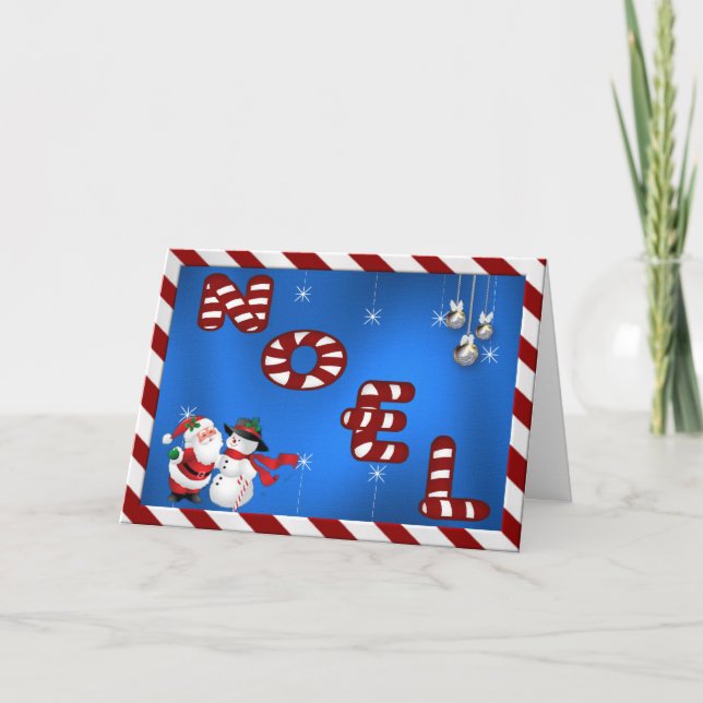 Weihnachten-Gruß-Karte Feiertagskarte (Vorderseite)