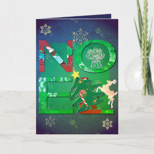 Weihnachten Grußkarte +2 Fotos Karte