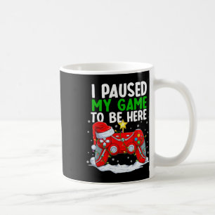 Weihnachten habe ich mein Spiel unterbrochen, um h Kaffeetasse