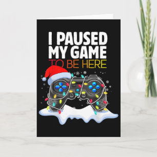 Weihnachten habe ich mein Spiel unterbrochen, um h Karte