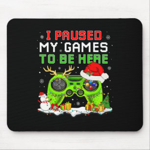 Weihnachten habe ich mein Spiel unterbrochen, um h Mousepad