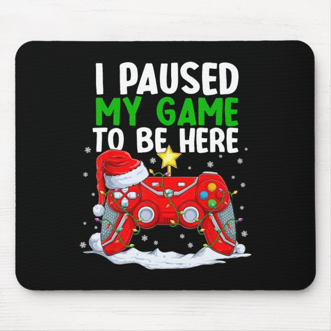 Weihnachten habe ich mein Spiel unterbrochen, um h Mousepad (Vorne)