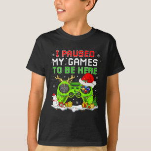 Weihnachten habe ich mein Spiel unterbrochen, um h T-Shirt