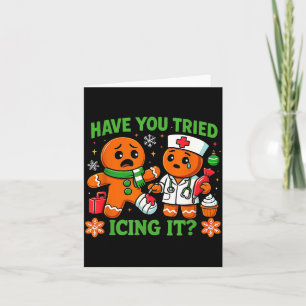 Weihnachten Haben Sie Versucht Es Zu Vereisen Lebk Karte