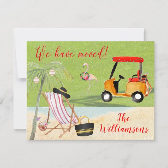 Weihnachten haben wir Ocean Beach Move Ankündigung (Vorderseite)