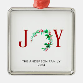 Weihnachten Halbkraut Urlaub Wasserfarbe Ornament Aus Metall