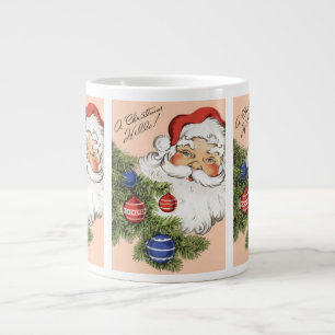 Weihnachten Hallo! Jolly Santa Claus Jumbo-Tasse
