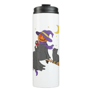 Weihnachten Halloween Thermosbecher