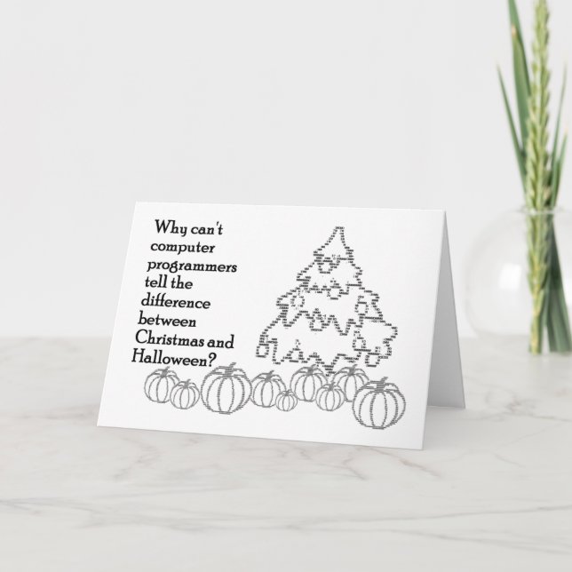 Weihnachten / Hallowmas card (Vorderseite)