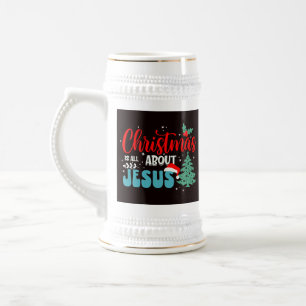 Weihnachten handelt von Jesus-43687 Bierglas