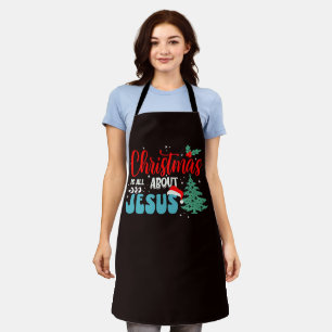 Weihnachten handelt von Jesus-43687 Schürze