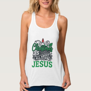 Weihnachten handelt von Jesus Design Tank Top
