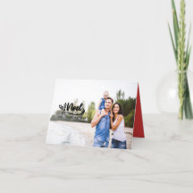 Weihnachten handgezeichnete Weihnachtskarte