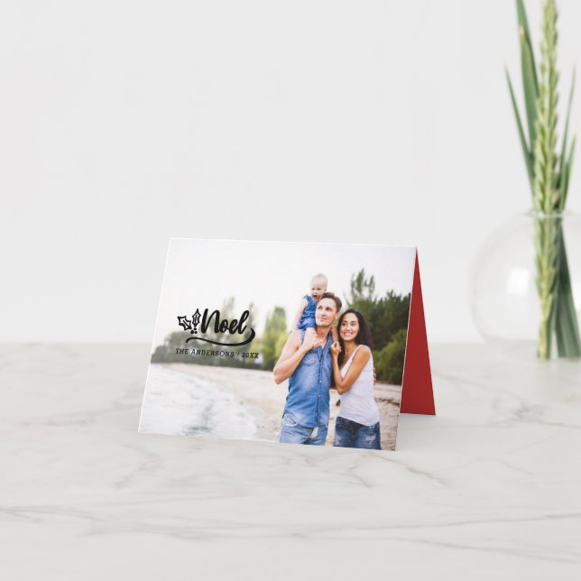 Weihnachten handgezeichnete Weihnachtskarte (Vorderseite)