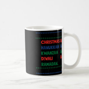 Weihnachten Hanukkah Kwanzaa Diwali Ramadan Funny  Kaffeetasse