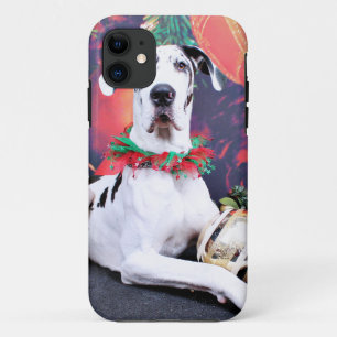 Weihnachten - Harlekin-Deutsche Dogge - Baron Case-Mate iPhone Hülle