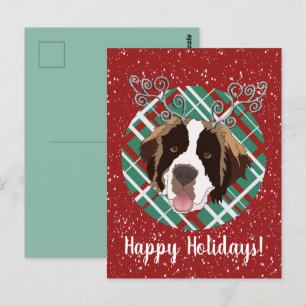 Weihnachten Heiliger Bernard Postkarte