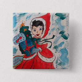 Weihnachten: Helfer Button