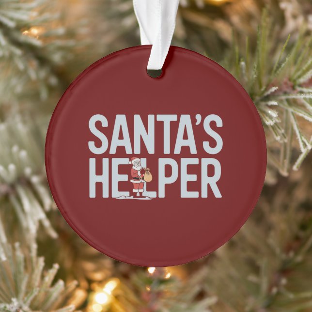Weihnachten: Helfer Ornament (Baum)