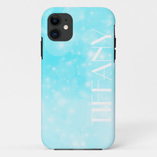 Weihnachten hellblauer Frost Geburtstagsparty Case-Mate iPhone Hülle