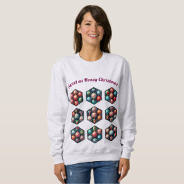 Weihnachten | Hexagon Ornament Sweatshirt