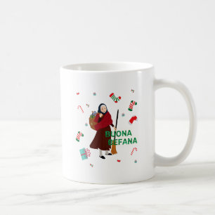 Weihnachten Hexe buona Befana Tasse