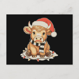 Weihnachten Highland-Kuh Muh Weihnachten Urlaubsze