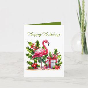 Weihnachten hinzufügen Text pink Flamingo