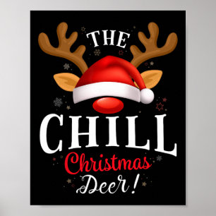 Weihnachten Hirsch Pjs Xmas Familie Matching Poster