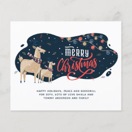 Weihnachten Hirsch Stags Skandinavische Volkskunst