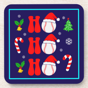 Weihnachten Ho Ho Ho Funny Xmas-85211 Getränkeuntersetzer
