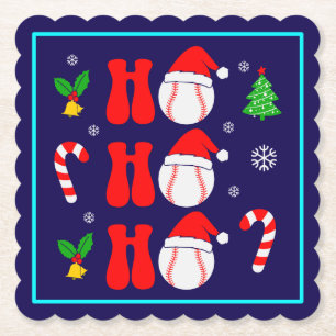 Weihnachten Ho Ho Ho Lustiges Xmas-85211 Untersetzer