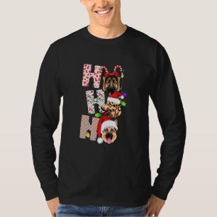 Weihnachten Ho Ho Ho Schäferhund Hund für Hunde Ha T-Shirt
