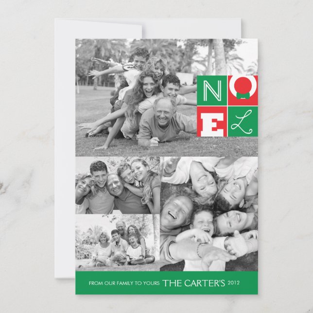 Weihnachten Holiday 12x18 Flat Card (Vorderseite)