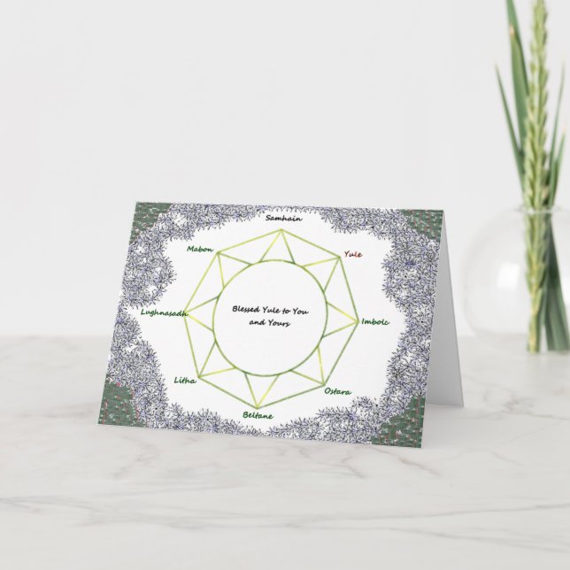 Weihnachten Holiday Grußkarte (Vorderseite)