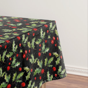 Weihnachten Holly Berries Tischdecke