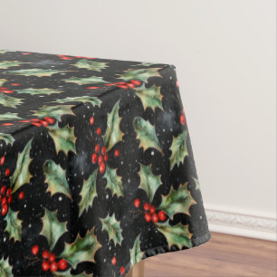 Weihnachten Holly Berries Tischdecke