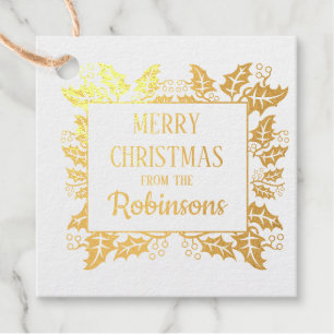 Weihnachten Holly Berry Tree - Geschenk Tag