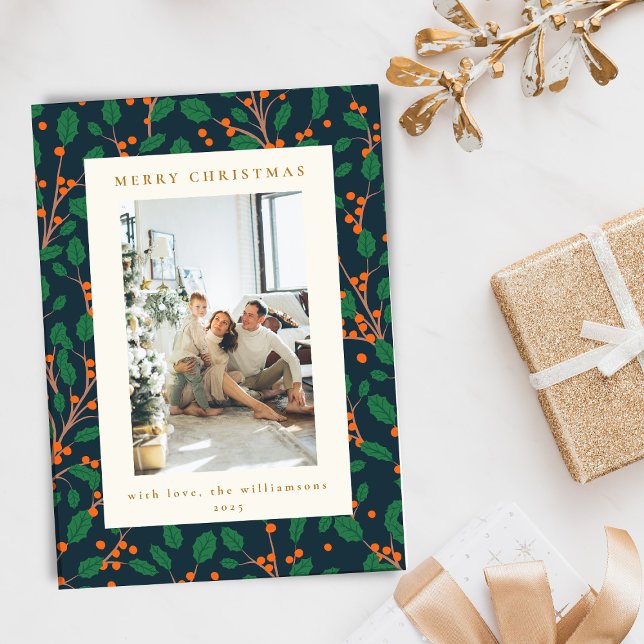 Weihnachten Holly Greenery Zwei Vertikale Fotos Ma (Von Creator hochgeladen)